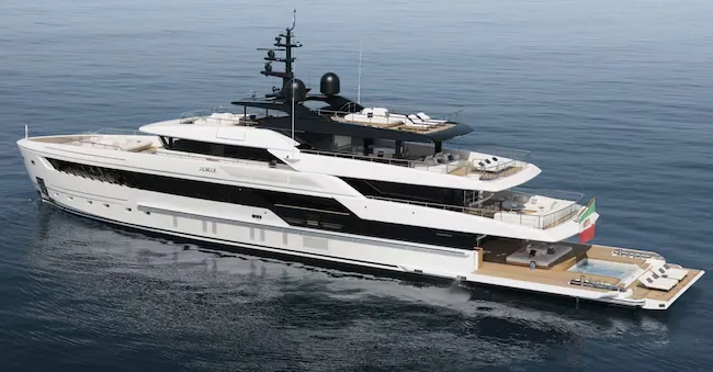 The 50 Steel Almax, the world's first superyacht with a methanol fuel cell system