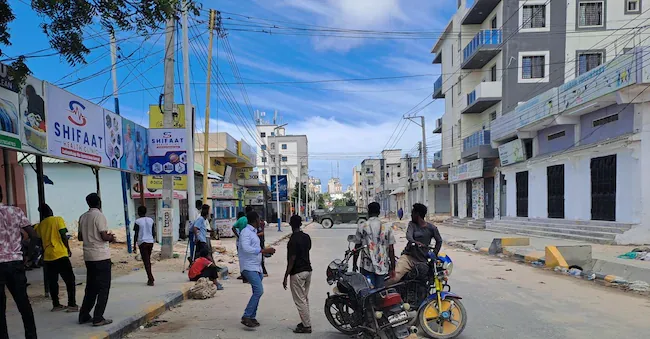 The streets of Mogadishu on June 4 EPA