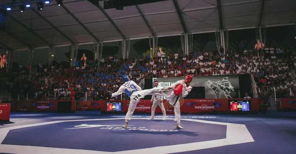 From Azraq camp to Rome, seven Syrian girls at the Kim and Liù taekwondo tournament