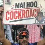 In India, the Cockroach party takes to the streets, first protest with young people