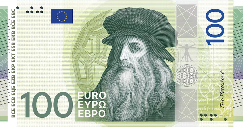 Choose the new European banknotes