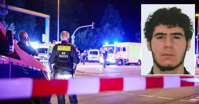 Berlin police have published a mugshot of the alleged attacker, identified as 21-year-old Abdul, and warn that he is 