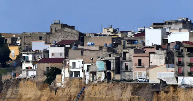 The Niscemi landslide. ANSA/ORIETTA SCARDINO ANSA