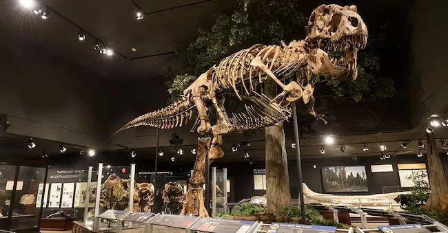 symbolic photo - Bozeman Montana, Rocky Mountain Museum, Tyrannosaurus Rex fossil exhibition (photo 2017) (Adobe Stock)