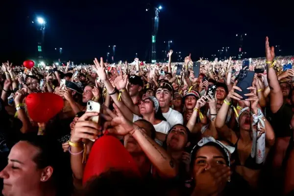 Concerts, only 368 events make up half of the 2025 revenue