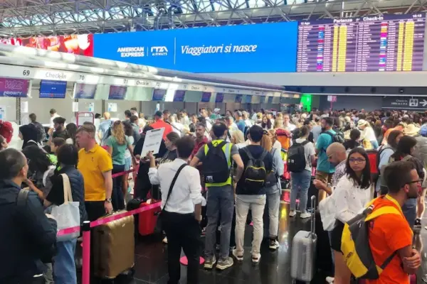 Air transport, Italian historical record: 8.446 flights in one day