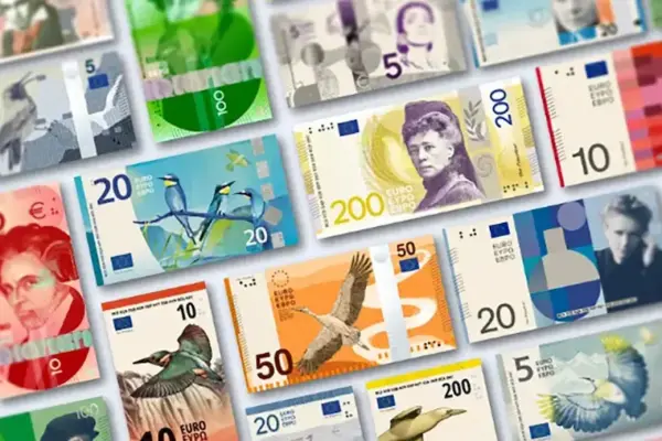 Look at the new euro banknotes and vote for your favorites