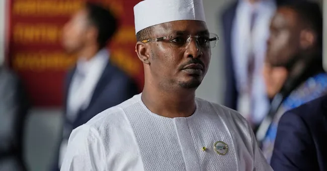 The president of Chad Mahamat Idriss Déby. (AP)