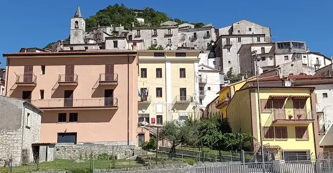 Pizzone, a town in the province of Isernia in the Abruzzo Lazio and Molise National Park, epicenter of the magnitude 4.1 earthquake recorded shortly after midnight and also felt in the neighboring areas of Abruzzo, Campania and Lazio, Pizzone, July 25, 2026. ANSA/MUNICIPALITY OF PIZZONE - NPK+++ ANSA