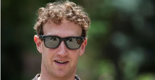 Zuckerberg on July 9, 2026. REUTERS/Brendan McDermid