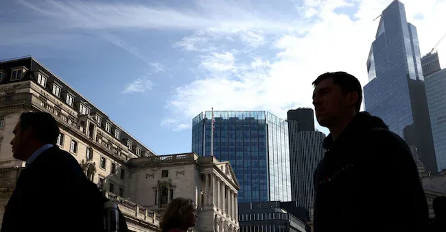The financial district of the City of London REUTERS