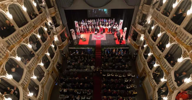 Inauguration of the academic year at the University of Macerata at the Lauro Rossi Theater ANSA