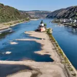 Drought splits the Rhine in two and 70% of France is under water restrictions