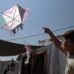 Children in Gaza forced to destroy kites after Israel's threat