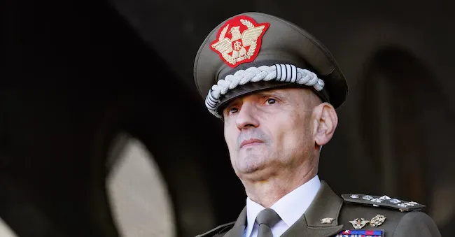 Chief of Defence Staff Luciano Portolano LAPRESSE