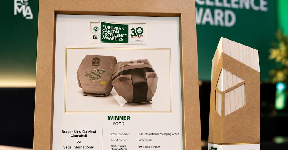 Seda wins the European Carton Excellence Award 2026 with a new packaging