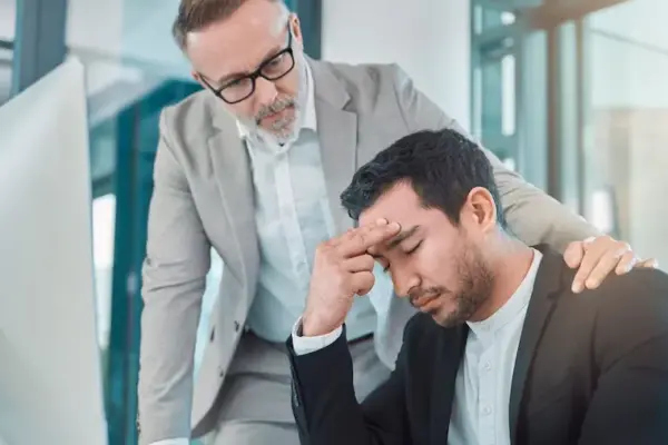 Manager increasingly on the ropes. And employees lose momentum