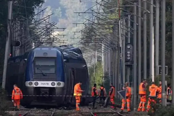 Derailment of train in France, police favor sabotage theory