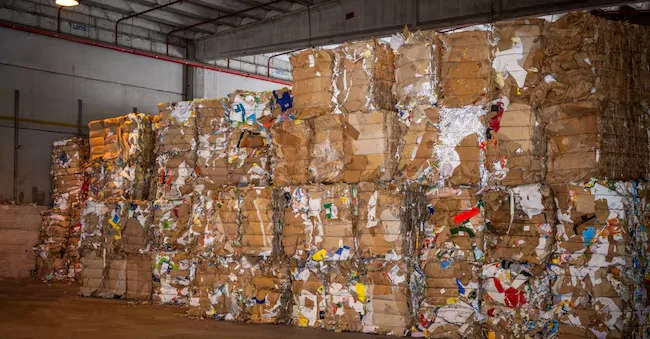 Industry halt. Even municipal paper recycling at risk
