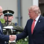 Trump shakes Ireland: "I would like to see it united"