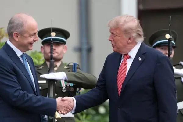Trump shakes Ireland: "I would like to see it united"